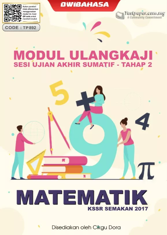 Soalan Ulangkaji Ujian Akhir Sumatif Matematik Tahap 2 KSSR