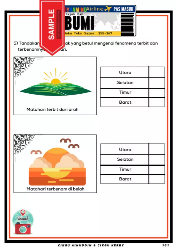 Bahan Soalan Latihan Sains Tahun 4 KSSR