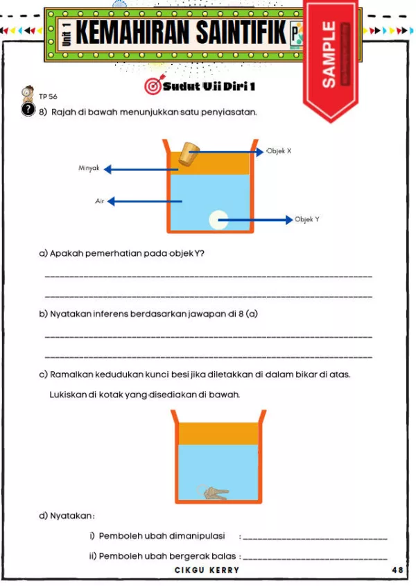 Soalan Latihan Sains Tahun 5 KSSR E-Book