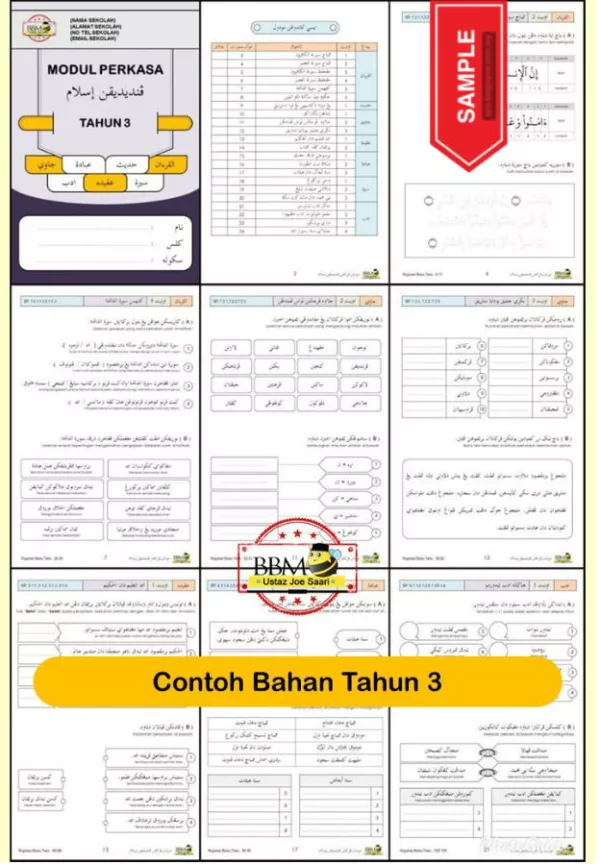 Soalan Latihan PBD Pendidikan Islam Tahun 3 KSSR