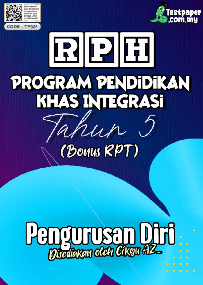 RPH dan RPT PPKI Pengurusan Diri Tahun 5 TS25