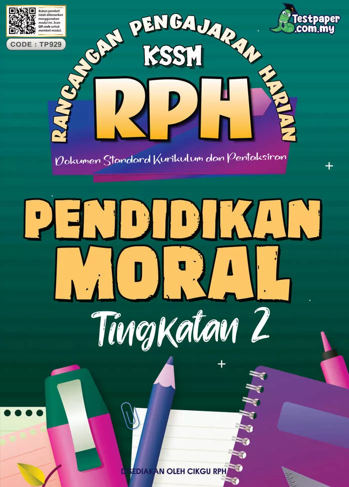 RPH Pendidikan Moral Tingkatan 2 KSSM