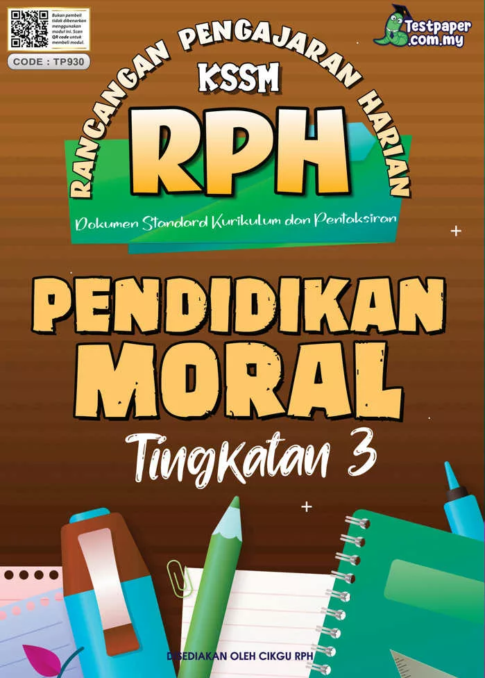 RPH Pendidikan Moral Tingkatan 3 KSSM