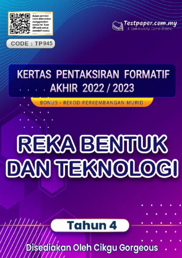 Soalan Ujian Formatif Akhir RBT Tahun 6 2022-2023