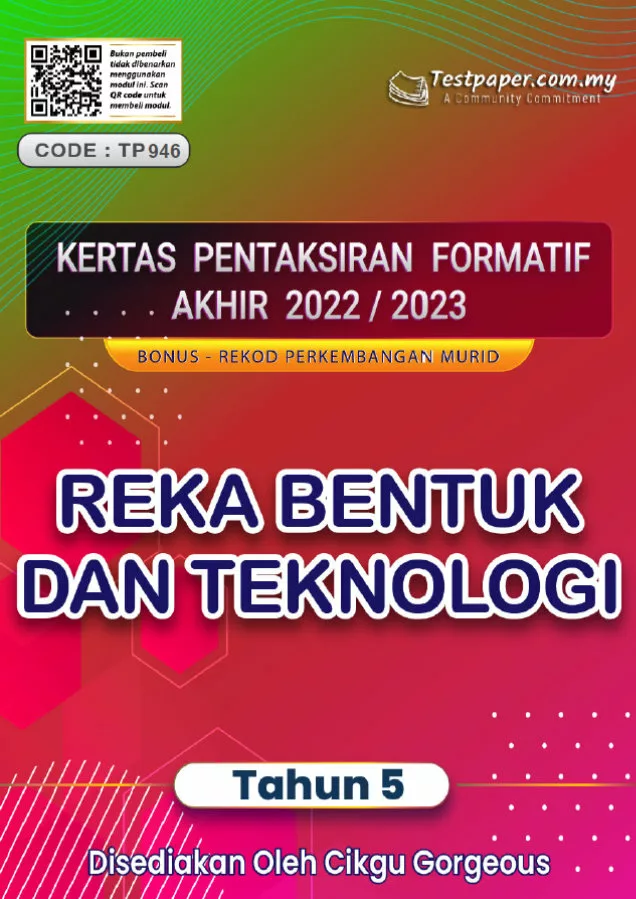 Soalan Ujian Formatif Akhir RBT Tahun 5 2022-2023