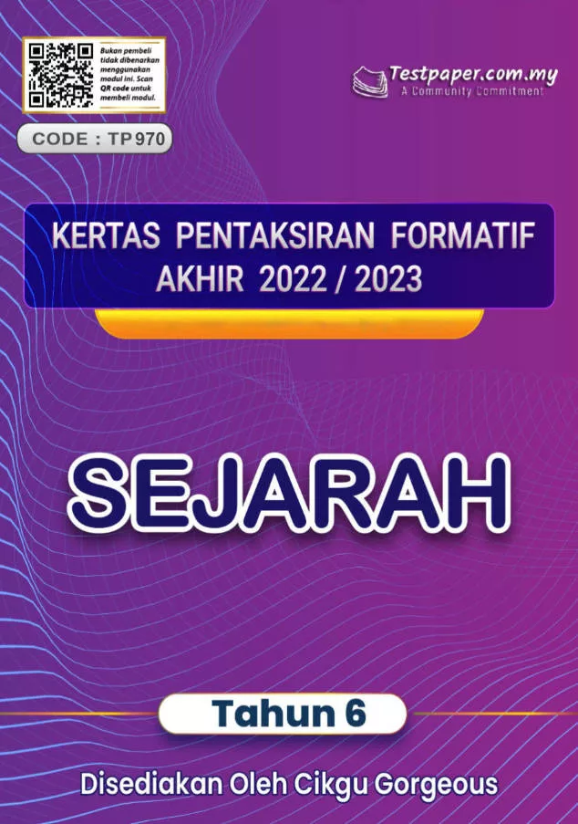 Soalan Ujian Akhir UASA Sejarah Tahun 6 2022-2023