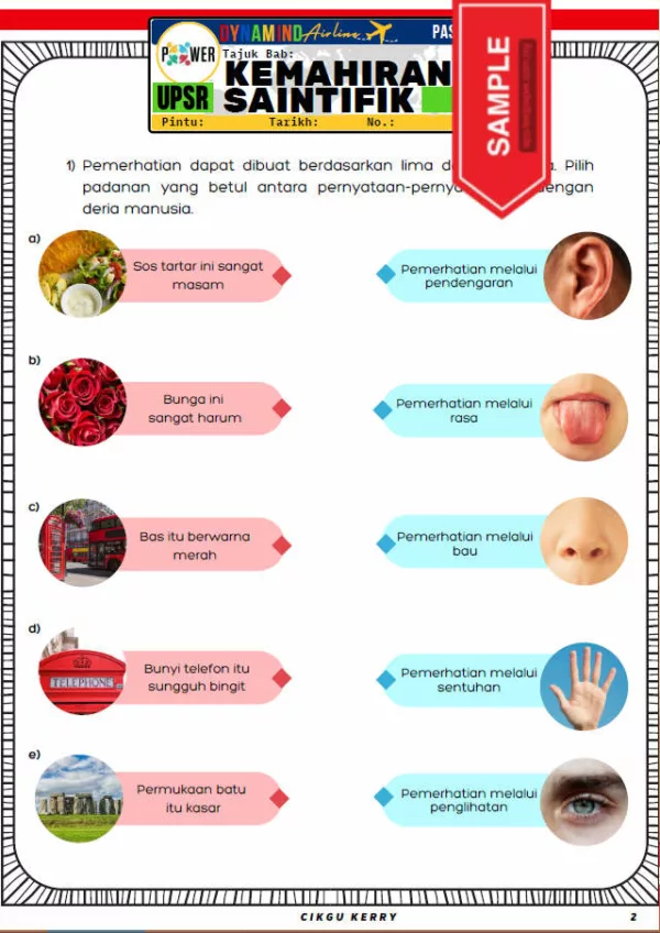 Nota dan Latihan Sains Tahun 6 KSSR