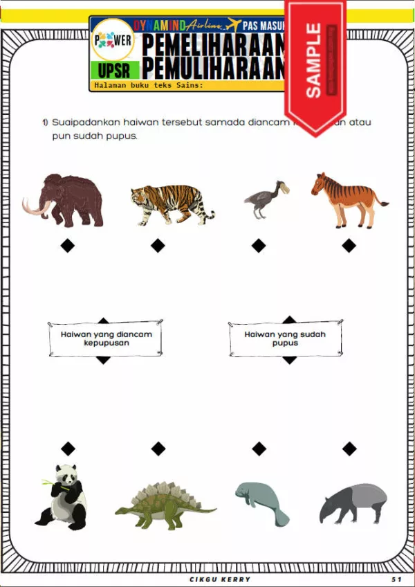 Nota dan Latihan Sains Tahun 6 KSSR