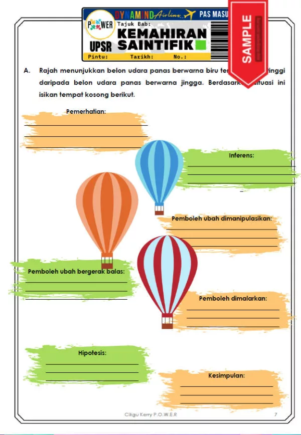 Nota dan Latihan Sains Tahun 5 KSSR