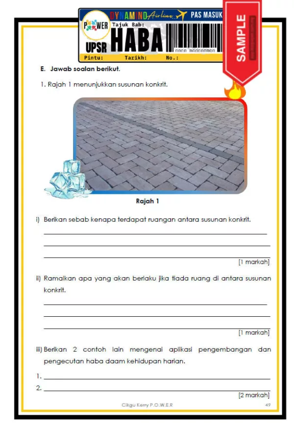 Nota dan Latihan Sains Tahun 5 KSSR