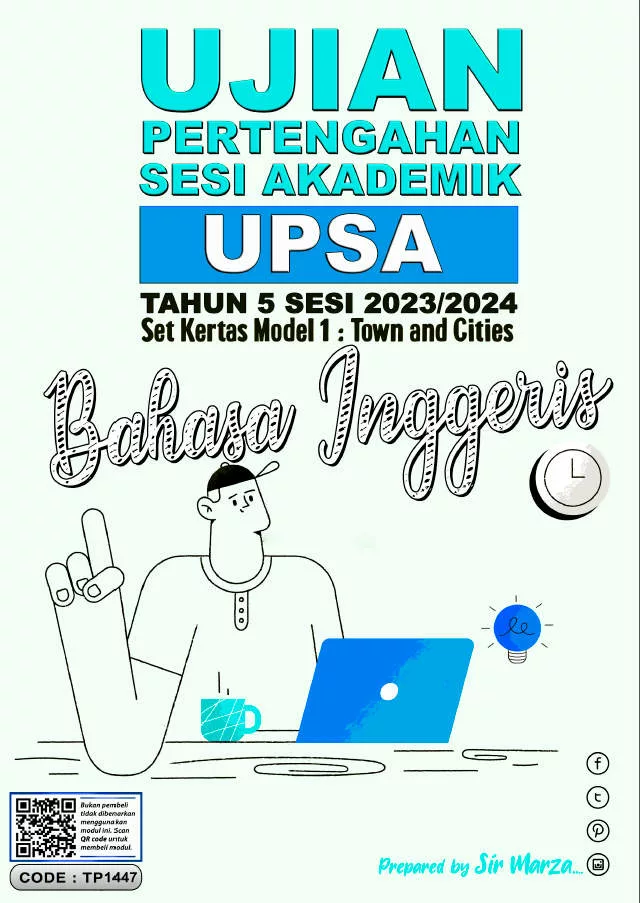 Soalan Ujian UPSA Bahasa Inggeris Tahun 5 Bab 1