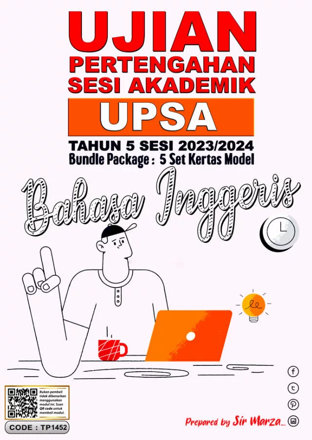 Soalan Ujian UPSA Bahasa Inggeris Tahun 5 2023