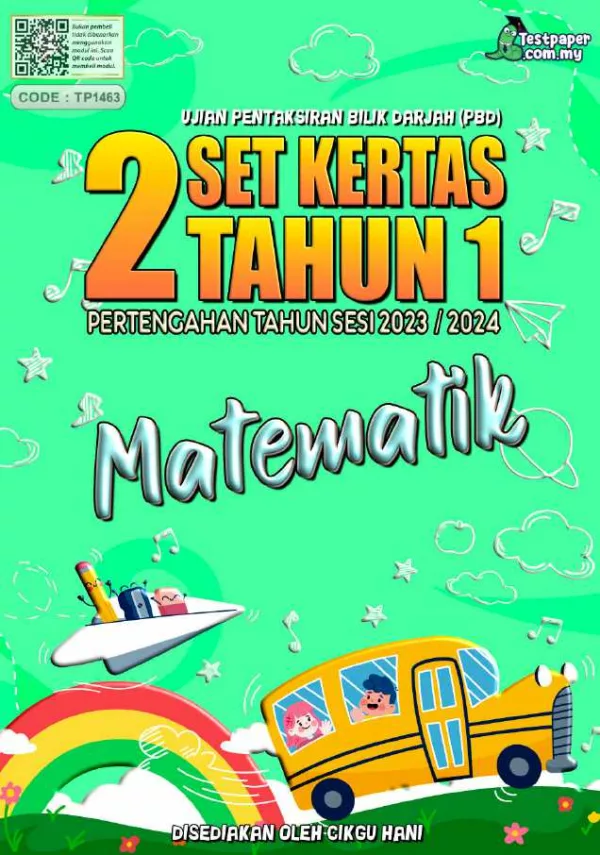 Soalan Ujian PBD Matematik Tahun 1 2023