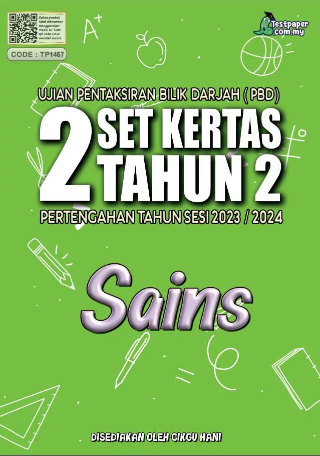 Soalan Ujian PBD Sains Tahun 2 2023