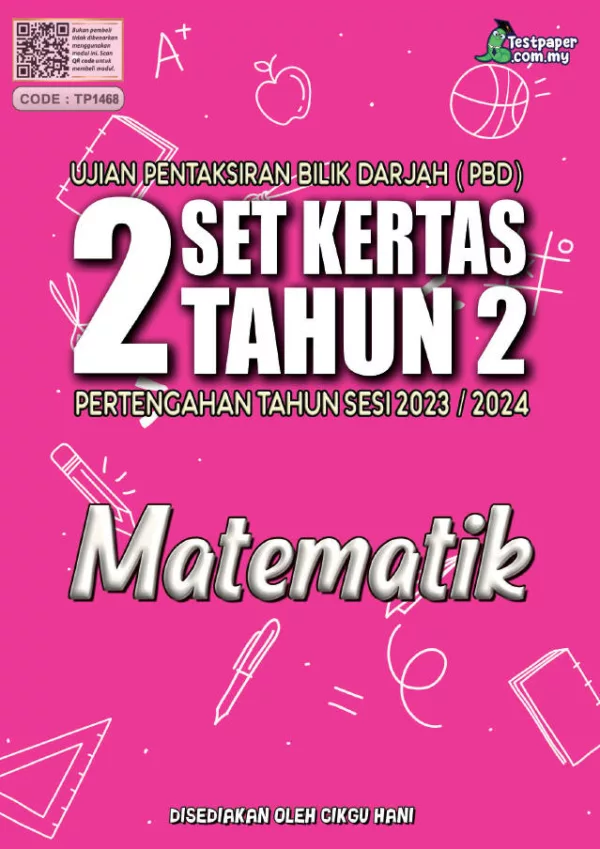 Soalan Ujian PBD Matematik Tahun 2 2023