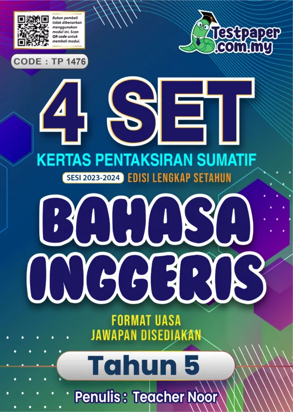 Ujian Sumatif Bahasa Inggeris Tahun 5 2023