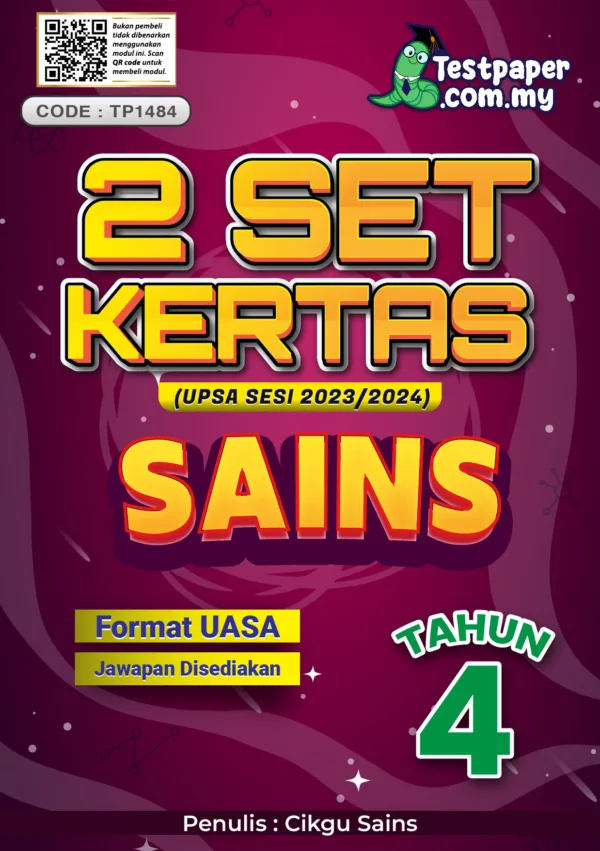 Soalan Ujian UPSA Sains Tahun 4 2023