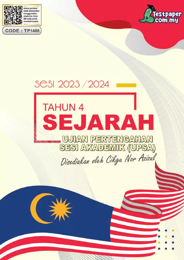 Soalan Ujian UPSA Sejarah Tahun 4 2023