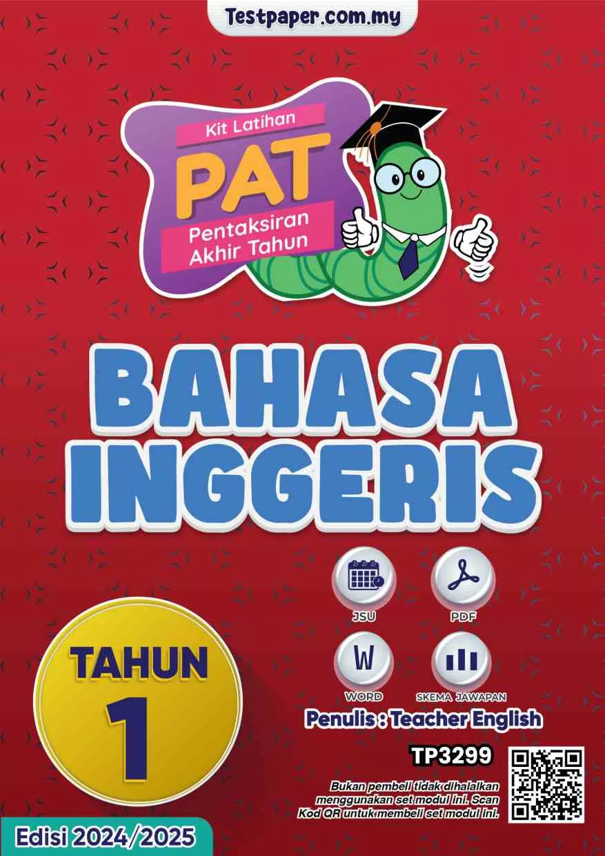 Soalan Akhir Tahun PAT Bahasa Inggeris Tahun 1 2024