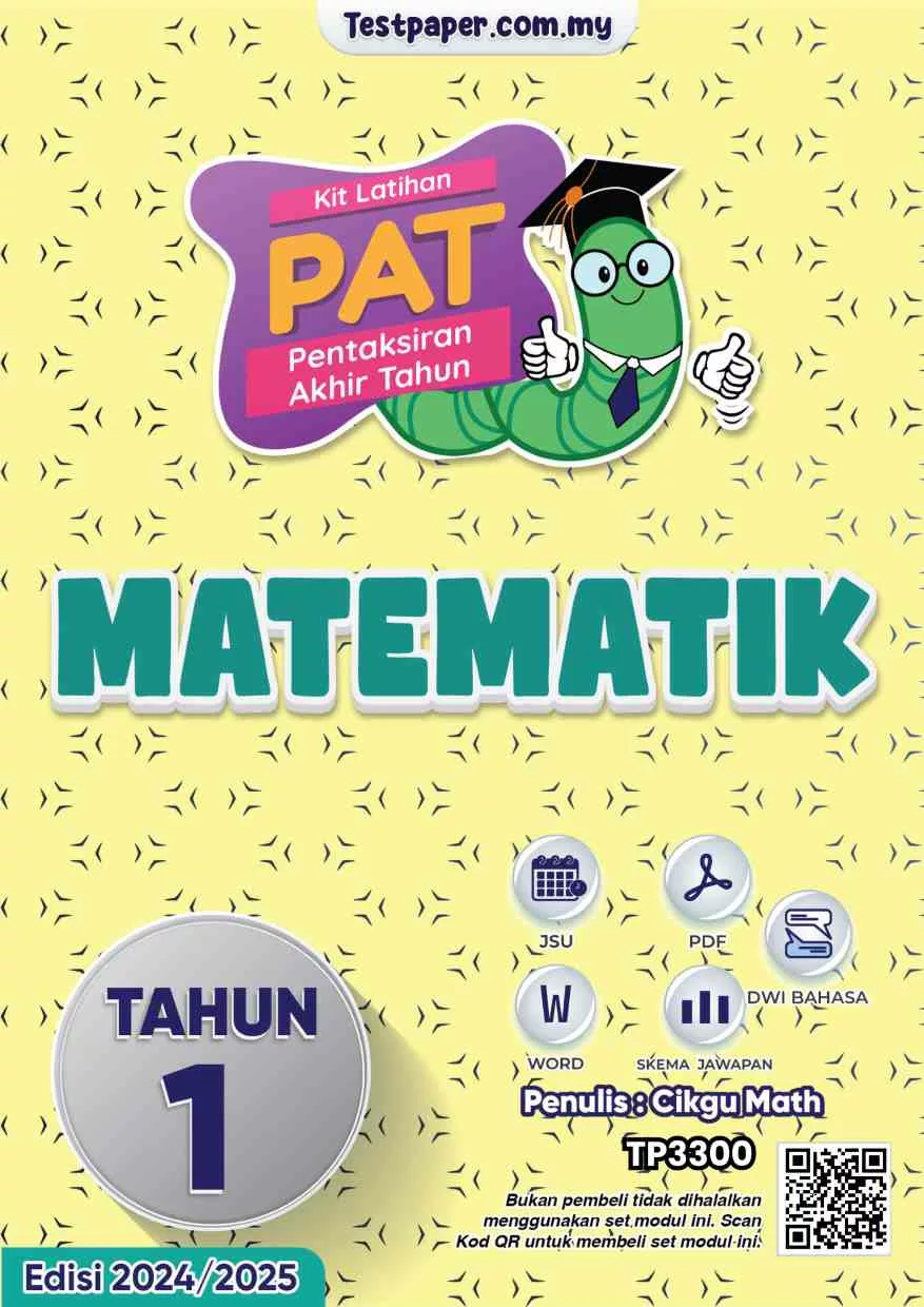 Soalan Akhir Tahun PAT Matematik Tahun 1 2024