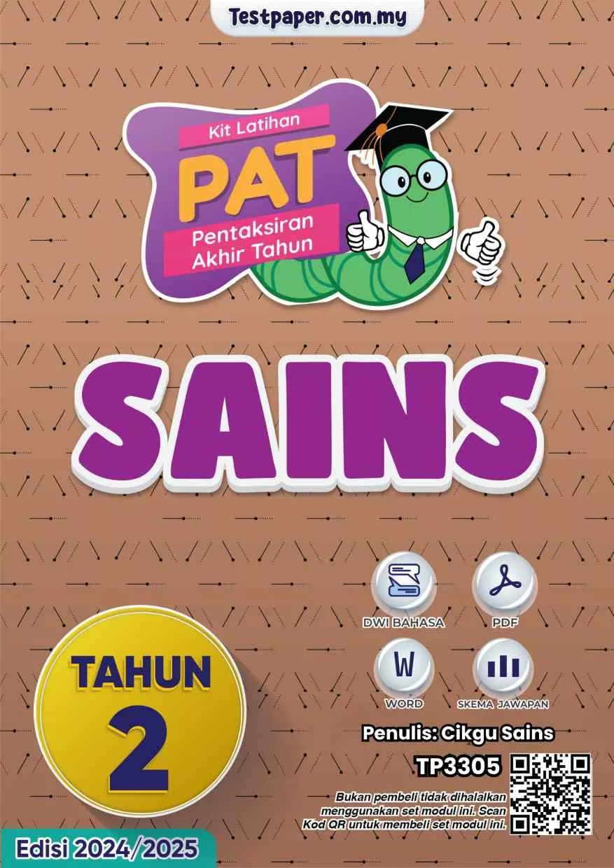 Soalan Akhir Tahun PAT Sains Tahun 2 2024