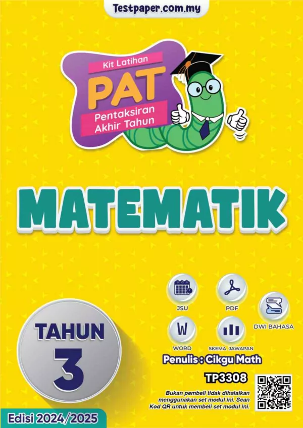 Soalan Akhir Tahun PAT Matematik Tahun 3 2024