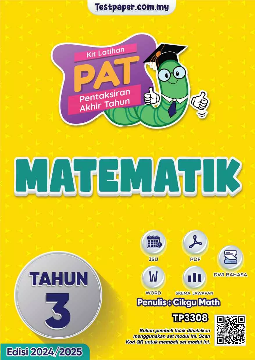 Soalan Akhir Tahun PAT Matematik Tahun 3 2024