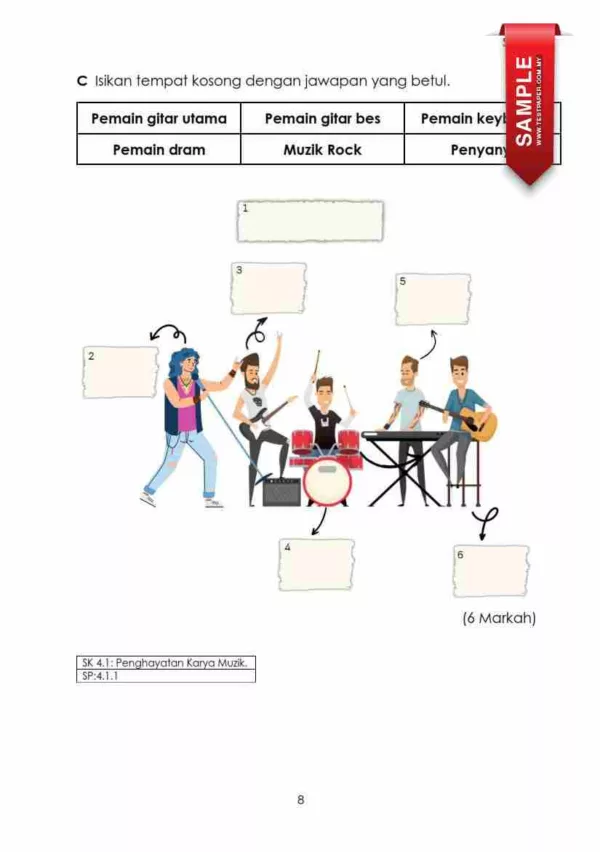 Soalan Akhir Tahun PAT Pendidikan Muzik Tahun 3 2024