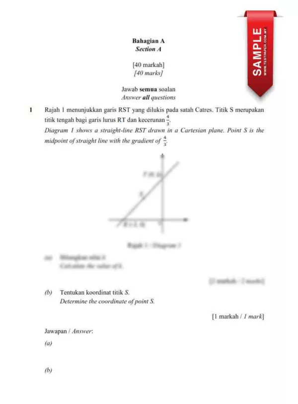 Soalan Latihan Matematik SPM Kertas 1 dan 2 2024