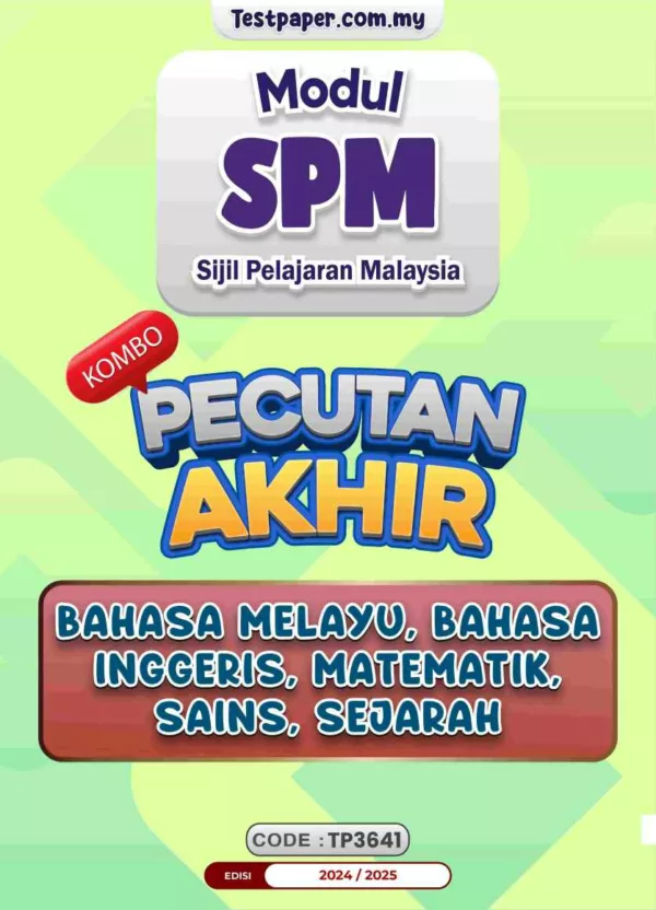 Soalan Latihan SPM 2024-2025