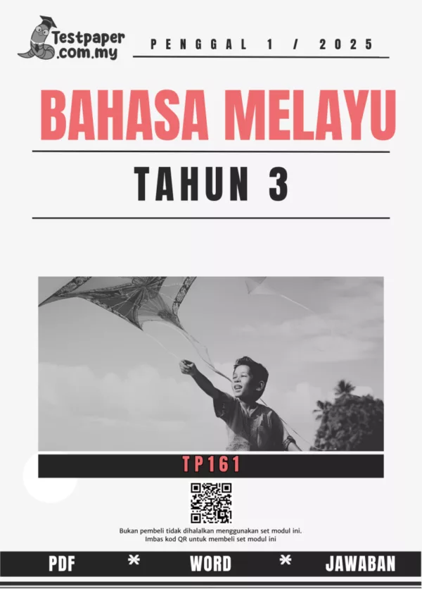 Kertas Ujian Bahasa Melayu Tahun 3 Sumatif 1/2025 Mengikut KSSR