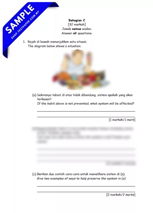 Soalan Sains Tahun 5 Ujian Sumatif