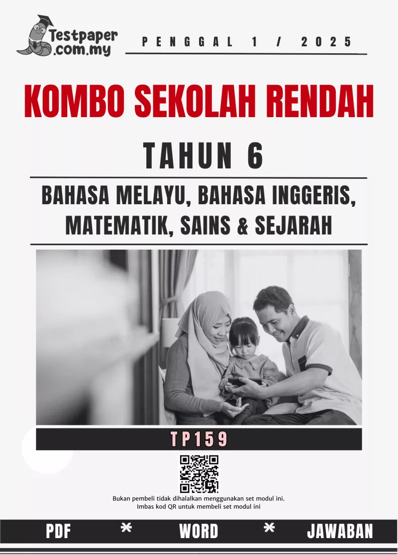 Rujukan Ujian Sumatif Tahun 6 Penggal 1 2025 Disediakan Mengikut Subjek