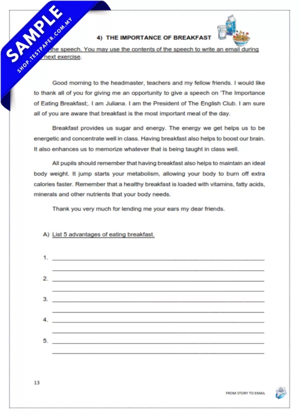 English Practice Part 6 Email UASA