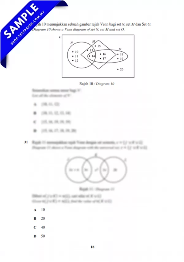 Rujukan Ujian Pertengahan Tahun Matematik Tingkatan 4 2025/2026 Dalam Format JSU-Word-PDF