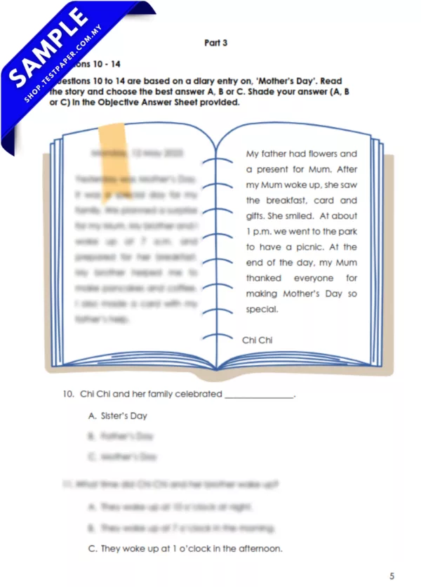 Modul Ujian BI Tahun 4 UPSA 2025/2026 Dibekalkan JSU Terkini