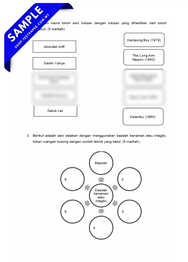 Bahan Ujian Pertengahan Tahun PSV Tingkatan 2 2025/2026 Dalam Susunan JSU, Word dan PDF