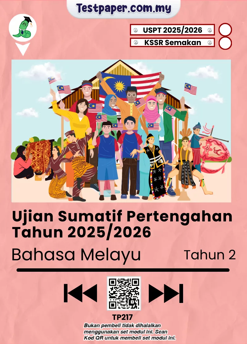 Modul Ujian BM Tahun 2 Pertengahan Tahun 2025/2026 Disediakan Format PDF, Word dan JSU Terkini
