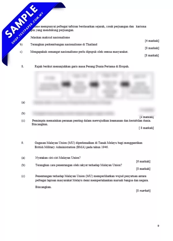 Modul Ujian Tingkatan 4 Sejarah Pertengahan Tahun 2025/2025 Format PPT Serta JSU
