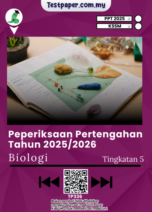 Bahan Ujian Biologi Tingkatan 5 Pertengahan Tahun 2025/2026 Dalam Format JSU,PDF dan Word