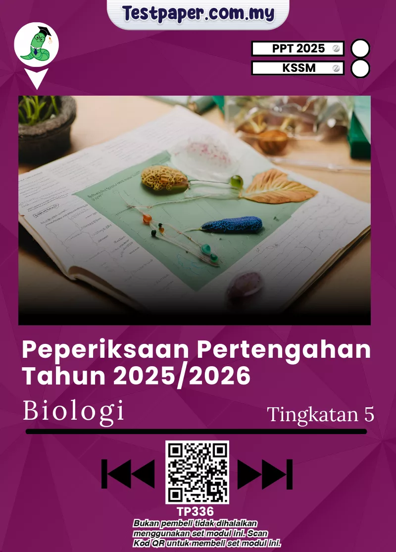 Bahan Ujian Biologi Tingkatan 5 Pertengahan Tahun 2025/2026 Dalam Format JSU,PDF dan Word