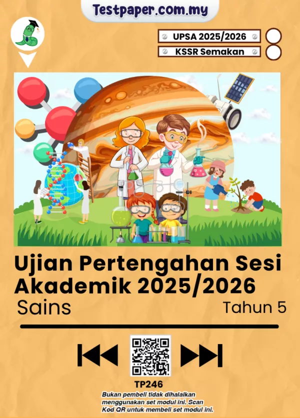 Sumber UPSA Sains Tahun 5 2025/2026 Terkini Dengan JSU Tambahan