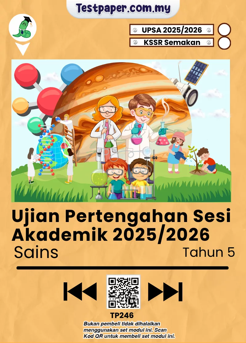 Sumber UPSA Sains Tahun 5 2025/2026 Terkini Dengan JSU Tambahan