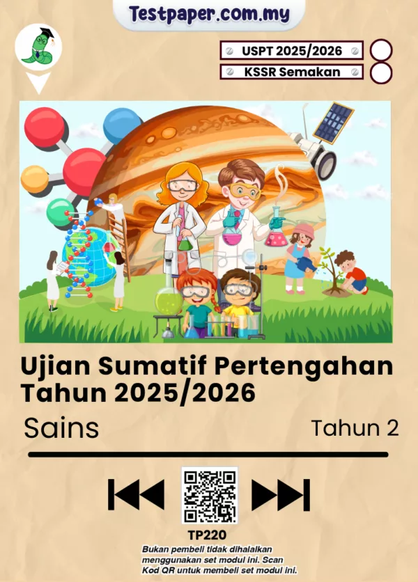 Bahan Soalan Pertengahan Tahun Sains Tahun 2 20252026 Format PDF dan Word Serta JSU Sebagai Pilihan