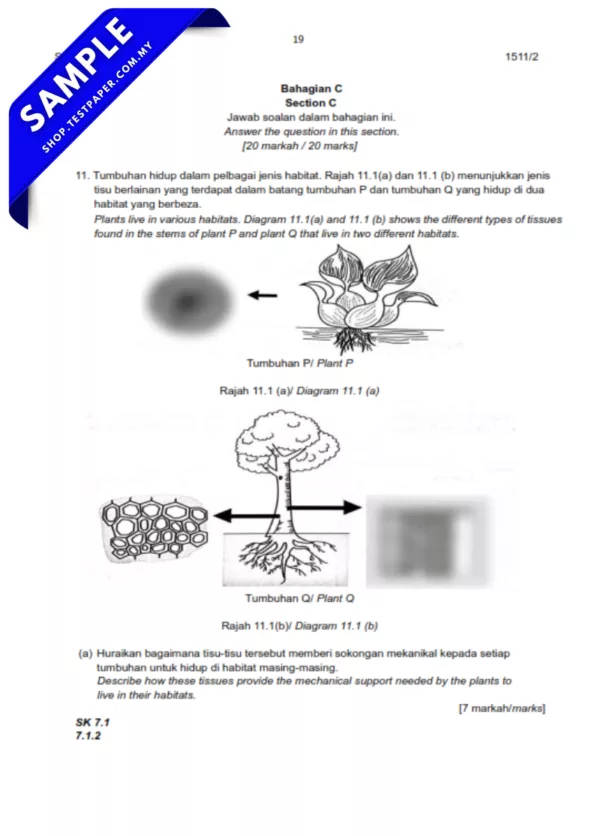 Bahan Ujian Biologi Tingkatan 5 Pertengahan Tahun 2025/2026 Dalam Format JSU,PDF dan Word