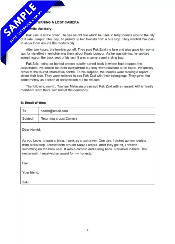 English Practice Part 6 Email UASA