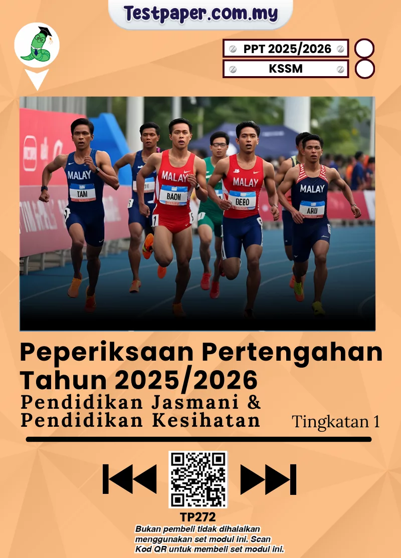 Kertas Ujian Pertengahan Tahun PJK Tingkatan 1 2025/2026 Dengan Pilihan Word dan PDF