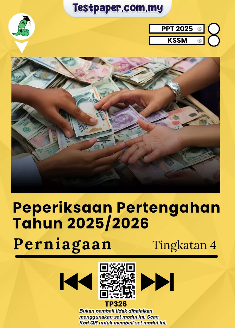 Akses Ujian Pertengahan Tahun Perniagaan Tingkatan 4 2025-2026 Terdapat Pilihan JSU dan 2 Format Lain