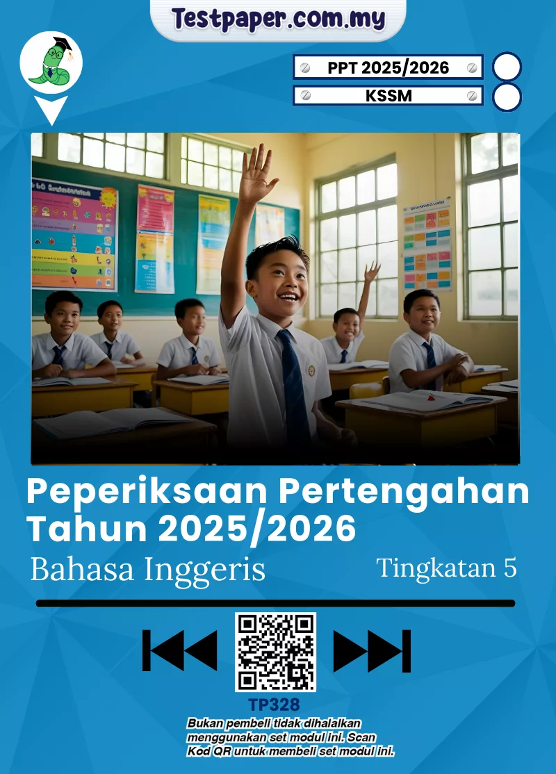 Terkini 1 Set Ujian Tingkatan 1 BI Pertengahan Tahun 2025-2026 Dengan Modul JSU Berasingan