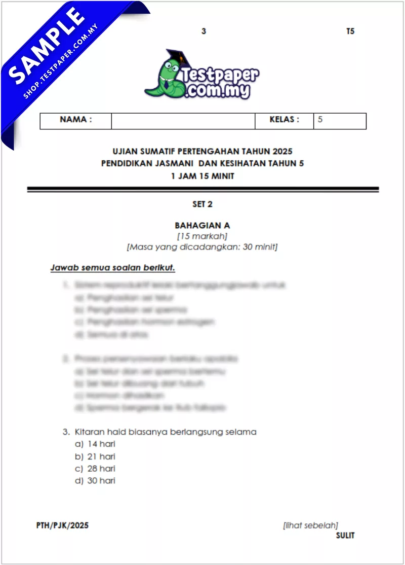 Modul Soalan PJPK Tahun 5 Pertengahan Tahun 2025-2026 USPT Ada JSU Berserta Word 2 Modul Soalan PJPK Tahun 5 Pertengahan Tahun 2025-2026 USPT Ada JSU Berserta Word